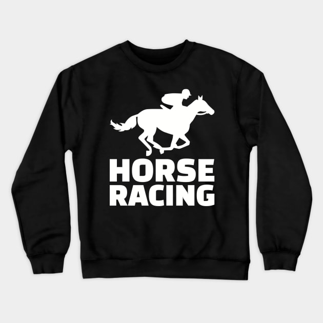 Horse racing Crewneck Sweatshirt by Designzz